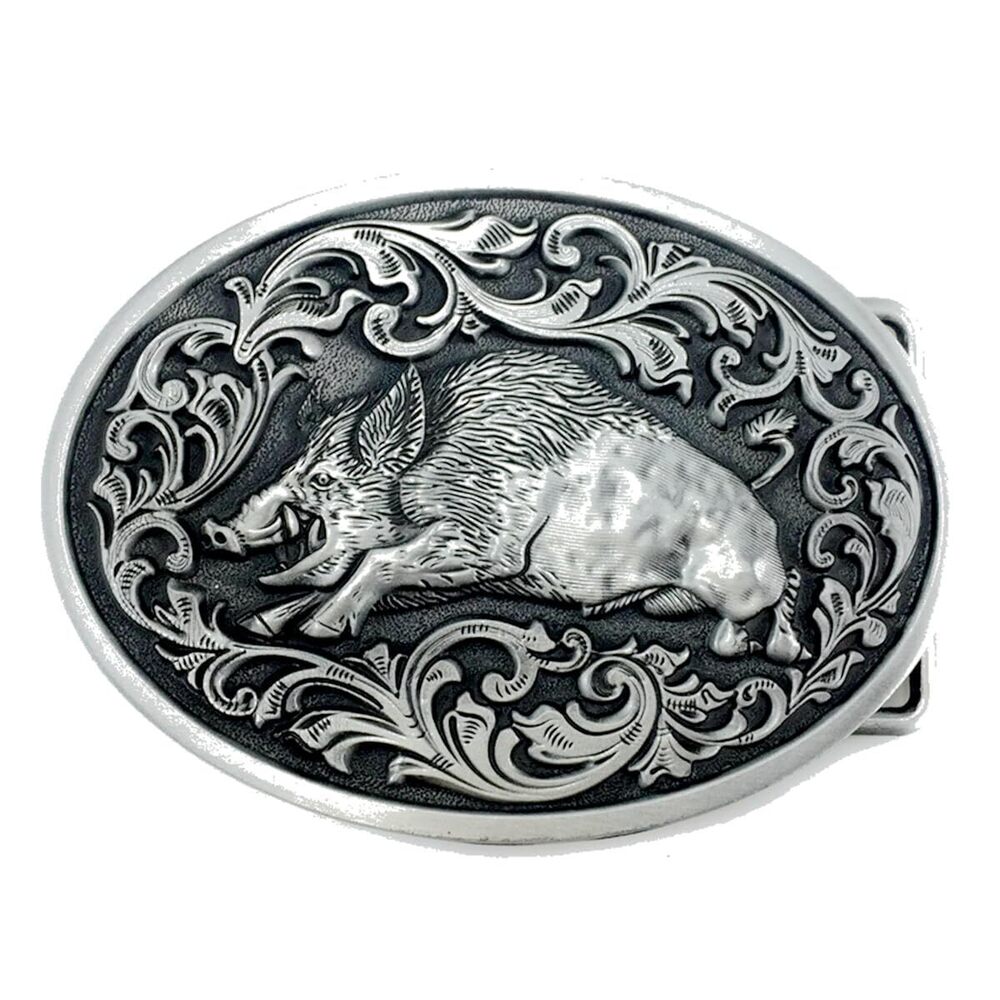 4415 Hog Pig Belt Buckle Wild Animal Western Cowboy Cowgirl Native American